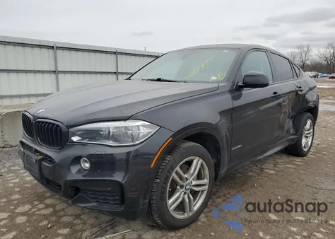 2016 BMW X6 xDrive35I z USA, uszkodzony, nr VIN 5UXKU2C57G0N80632